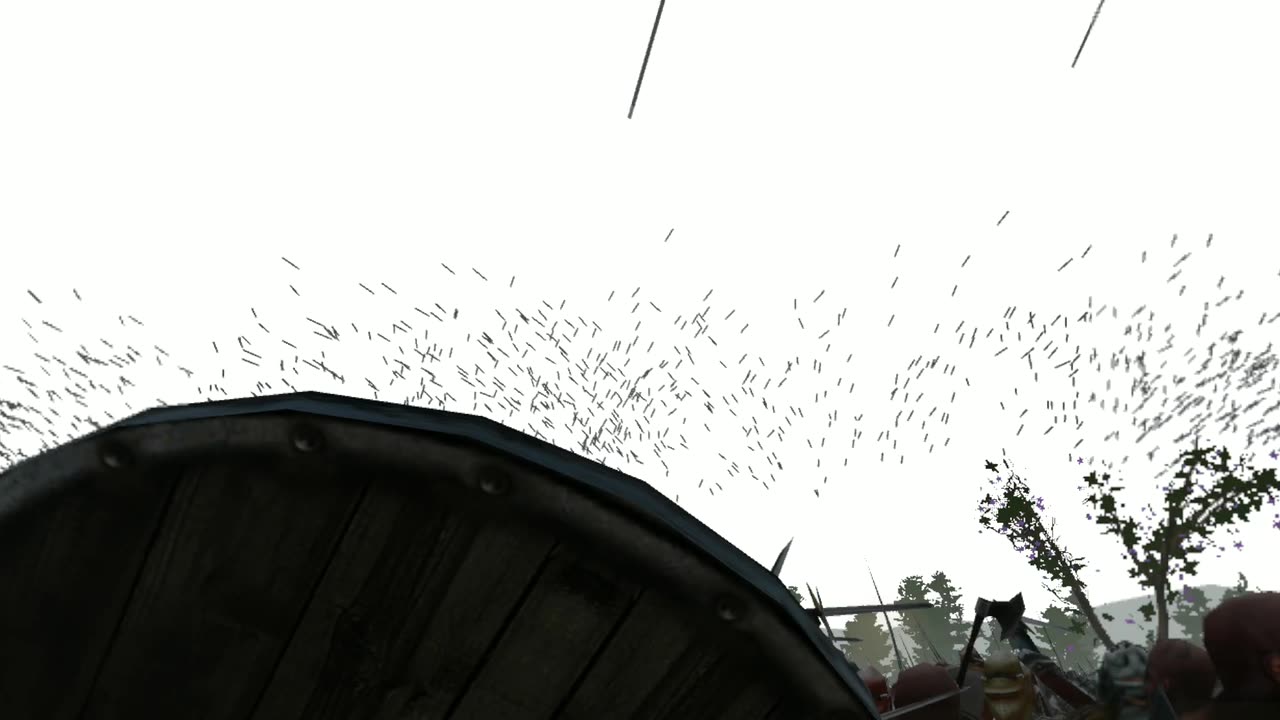 Shield up under the arrows